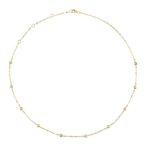 Shimmer Classic Station Necklace