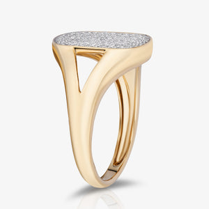 Two Tone Cocktail Ring