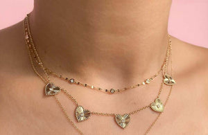 Shimmer Classic Station Necklace