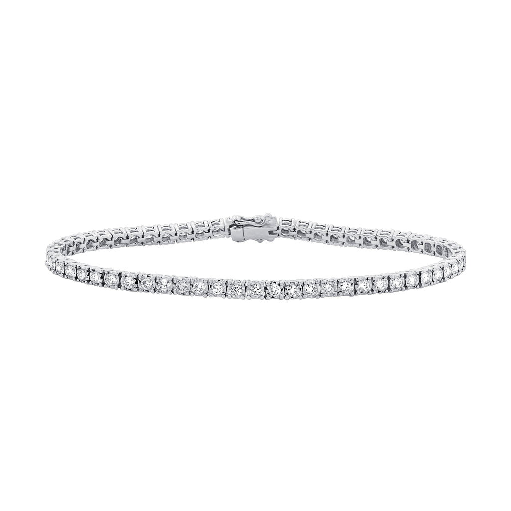 Contemporary 1 Carat Diamond Tennis Bracelet – SANDAK