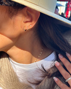 Teeny Diamond Studs | 14K Gold Earrings